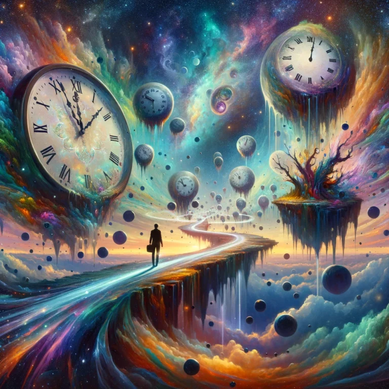 DALL·E 2024-03-27 15.20.58 - Design a surrealistic image that further explores the theme of astral travel, emphasizing even more fantastical elements