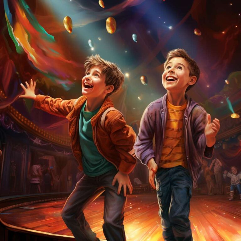 hivartei_happy_boys_playing_actors_on_a_stage