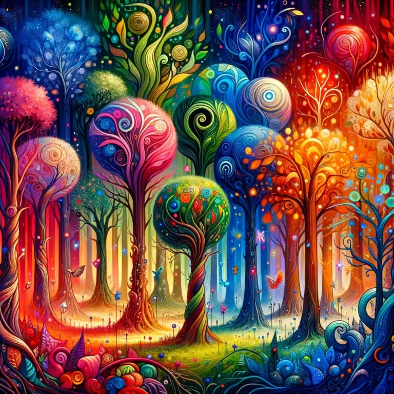 whimsical illustration that embodies the concept of variance