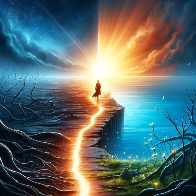 A concept art image encapsulating the idea that it's never too late to change