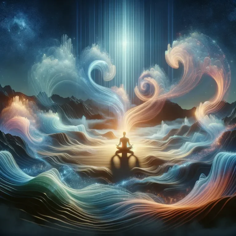 A concept art image visualizing 'Breath as Medicine