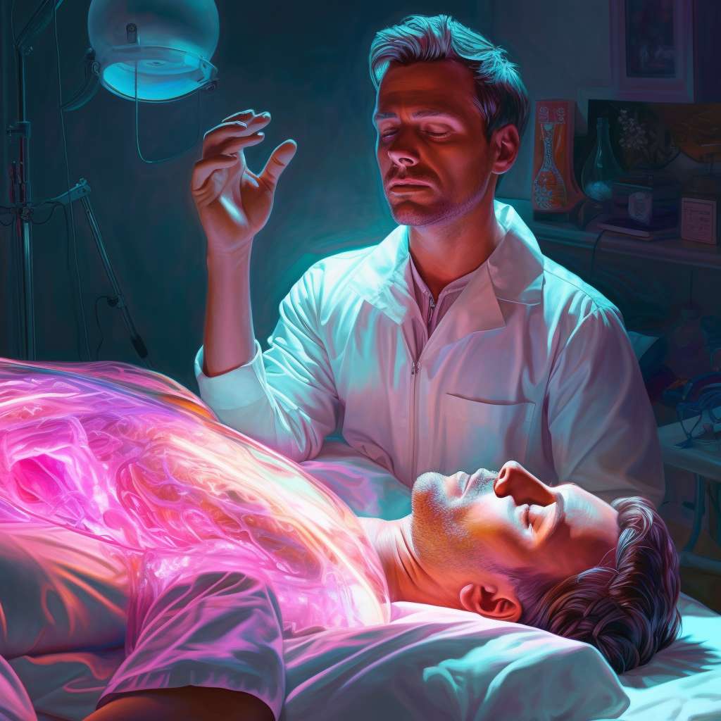 energy work on a patient