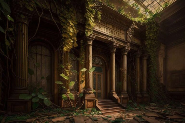 library_decayed_in_forest