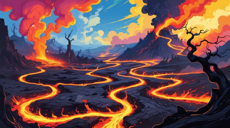 Phoenix_10_Volcanic_landscape_with_rivers_of_lava_tracing_brig_1_038192fd-d190-4eb2-ad0a-af2e206b0ff7