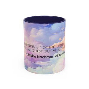Rebbe Nachman's Happiness Accent Coffee Mug (11, 15oz)