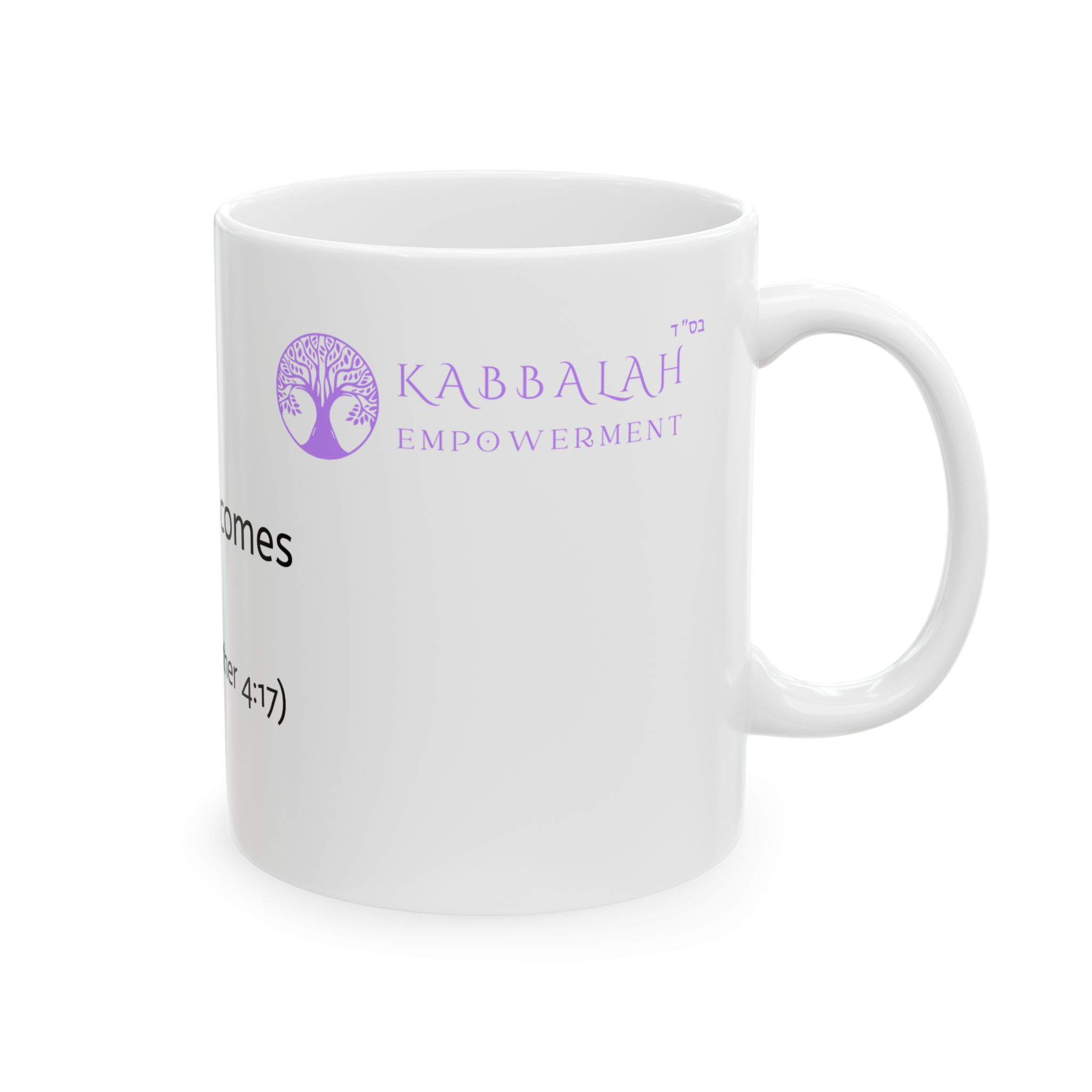 White Ceramic Mug, 11oz - Image 4